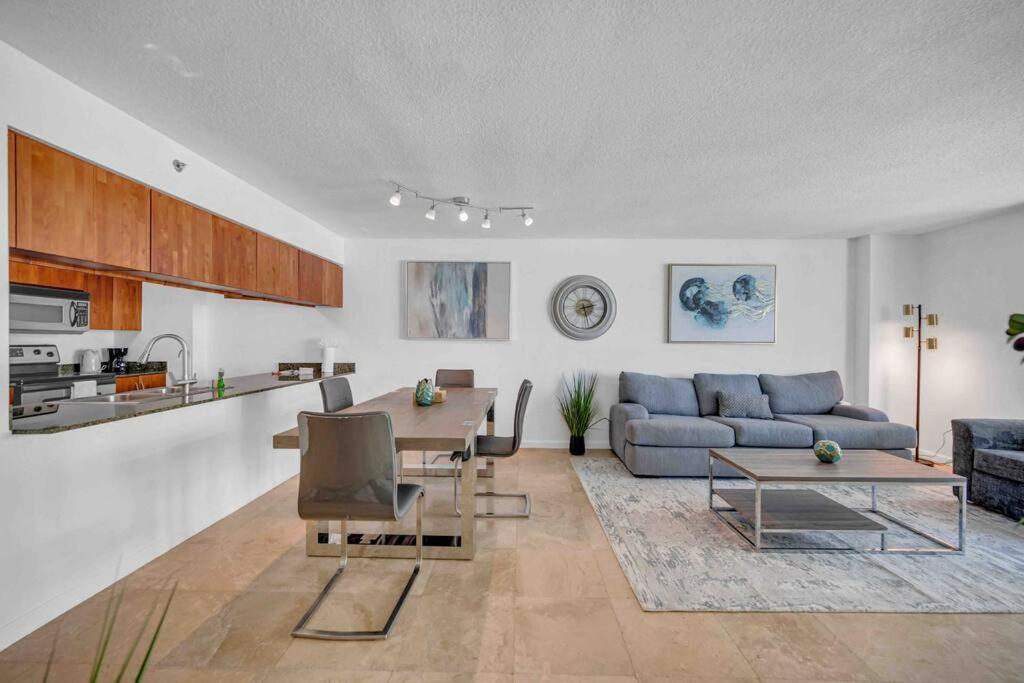 Spacious 36Th Flr 1 Bd 1 Bt • Brickell • Bay View Miami Kültér fotó
